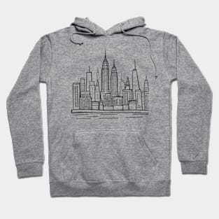 nyc doodle art 2024 pt4 Hoodie